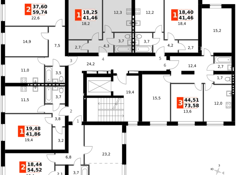 Mieszkanie 1 pokój 40 m² Aprelevka, Rosja