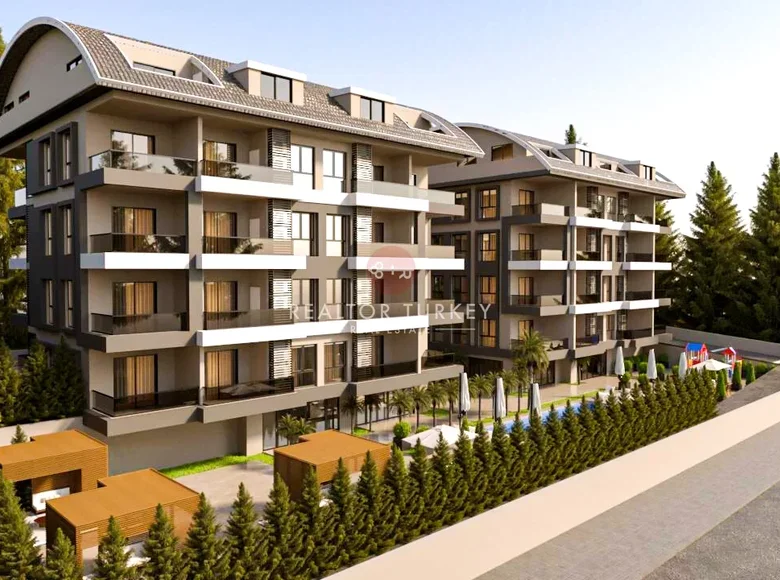 Mieszkanie 1 pokój 52 m² Oba, Turcja