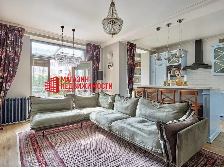 Mieszkanie 3 pokoi 78 m² Grodno, Białoruś