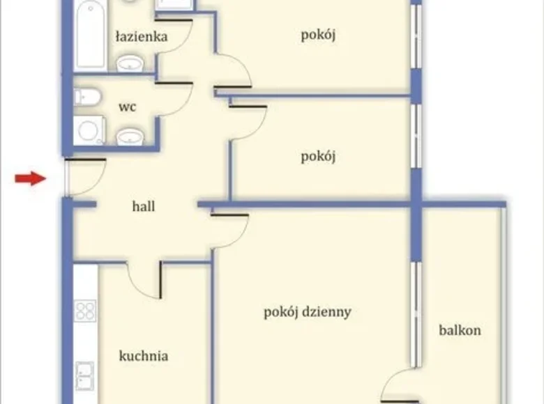 Коммерческое помещение 3 комнаты 76 м² в Варшаве, Польша