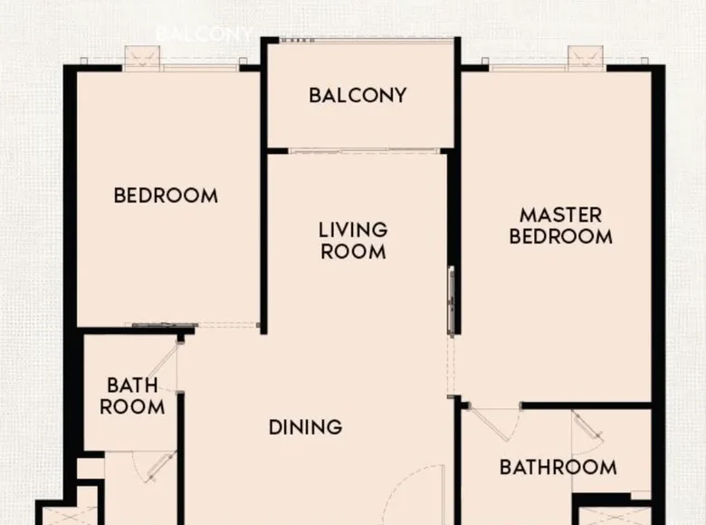 Квартира 2 комнаты 57 м² Са Кху, Таиланд