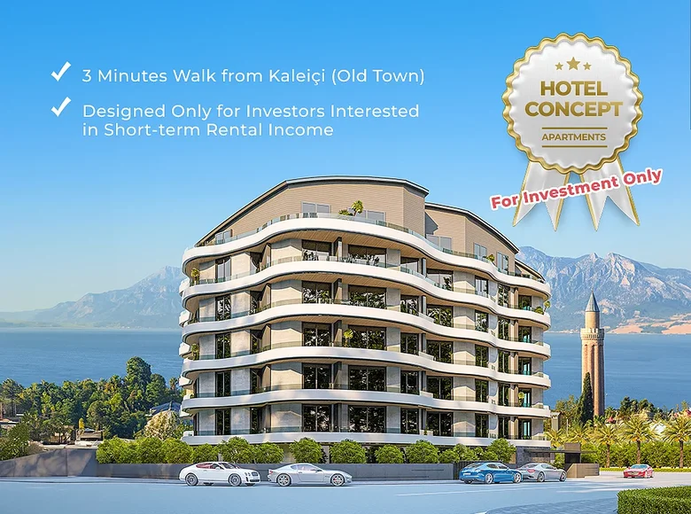 Wohnung 2 zimmer 58 m² Muratpasa, Türkei