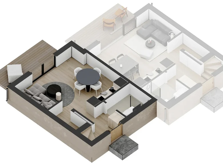 3 room apartment 49 m² Jantar, Poland
