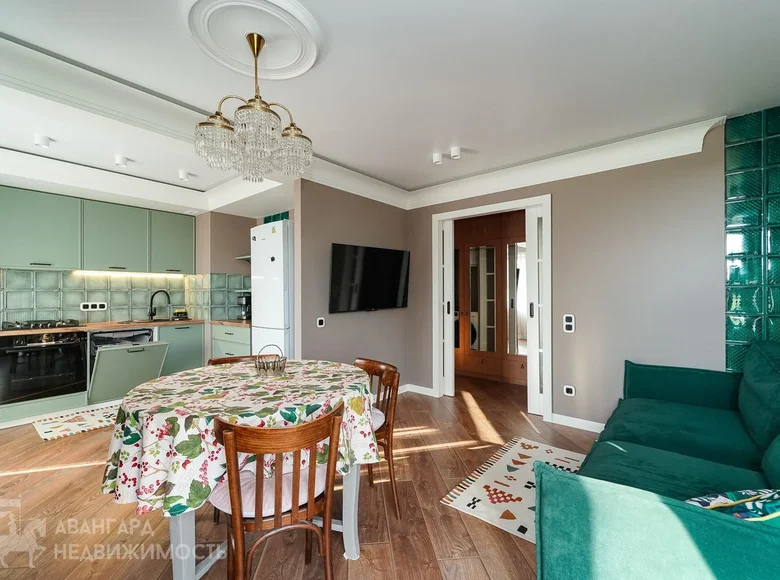 2 room apartment 52 m² Minsk, Belarus