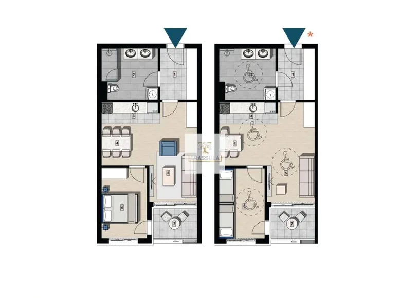 Apartment  in Boreti, Montenegro