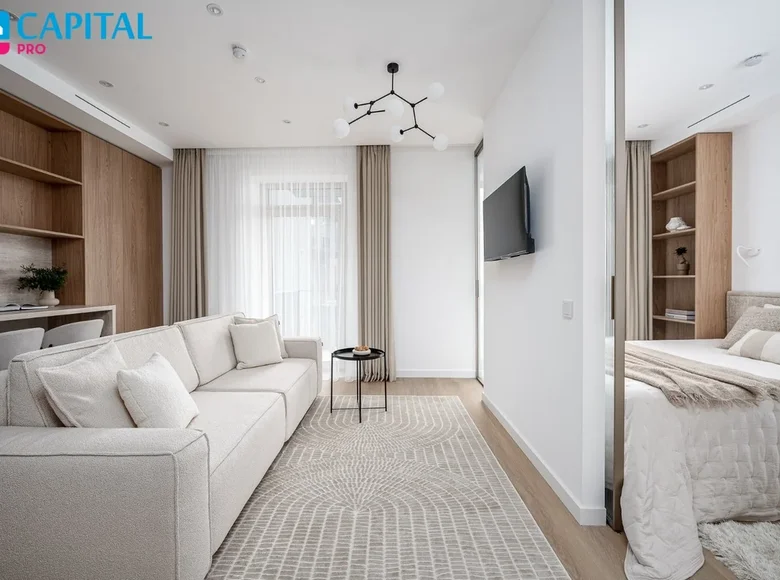 Квартира 1 комната 37 м² Вильнюс, Литва