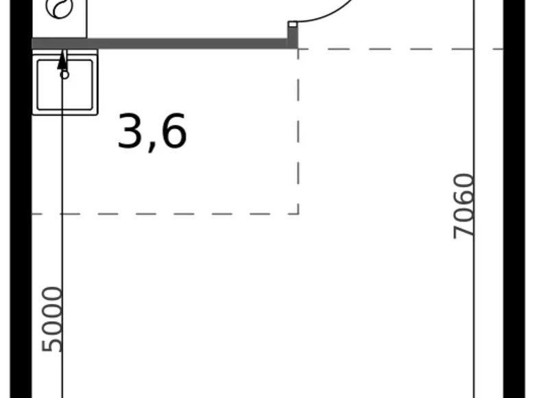 Estudio 1 habitación 29 m² Sapronovo, Rusia