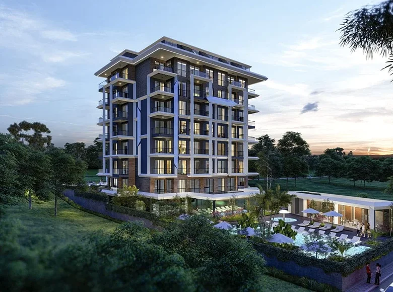 1 bedroom apartment 46 m² Alanya, Turkey