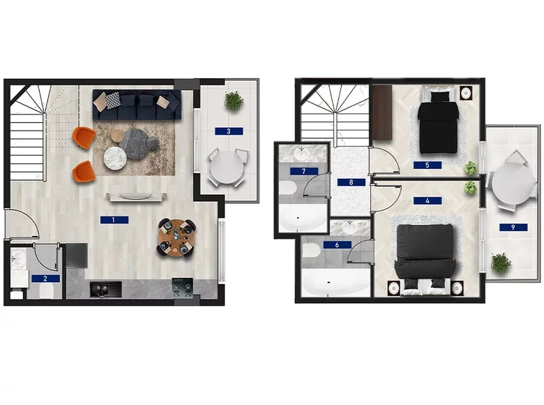 Appartement 3 chambres 98 m² Alanya, Turquie