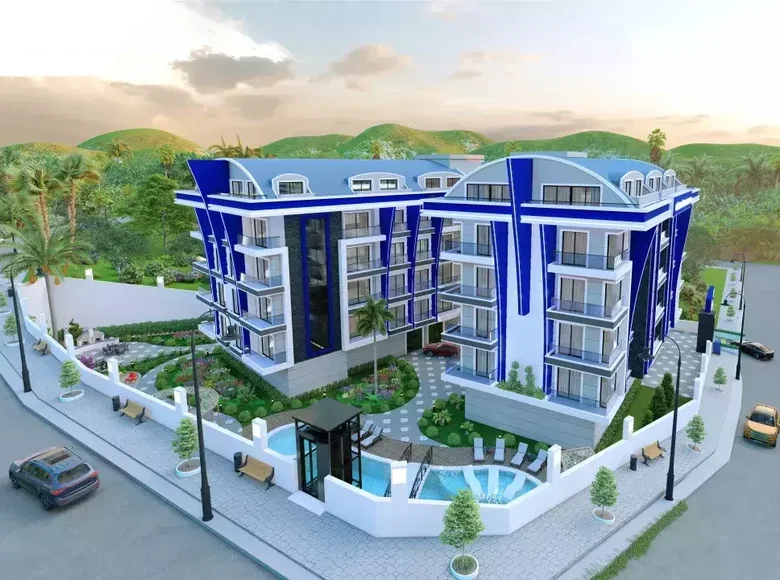 Mieszkanie 2 pokoi 122 m² Alanya, Turcja