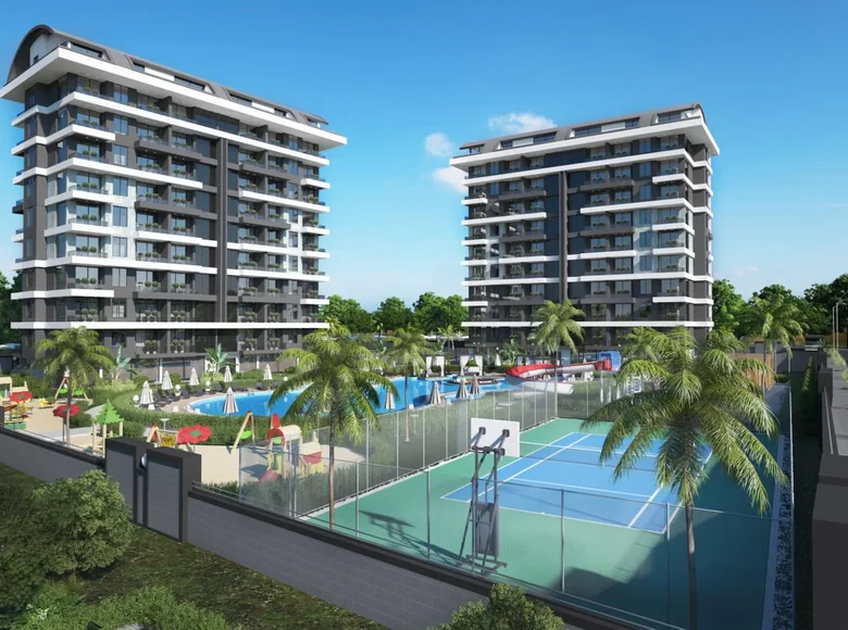 Квартира 1 спальня 46 м² Демирташ, Турция