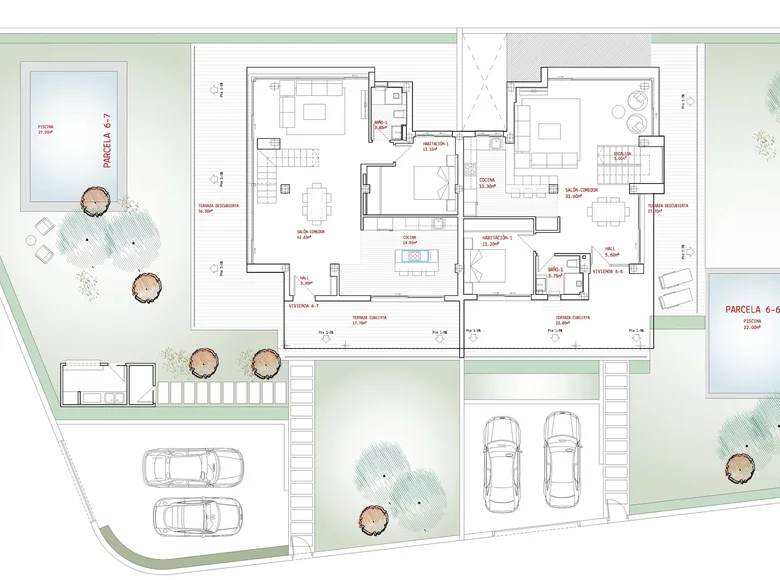 Willa 3 pokoi 238 m² Polop, Hiszpania