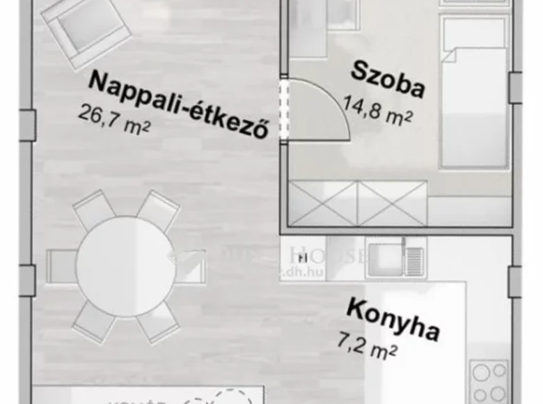 Apartment 1 bathroom 76 m² in Csongrád-Csanád, Hungary