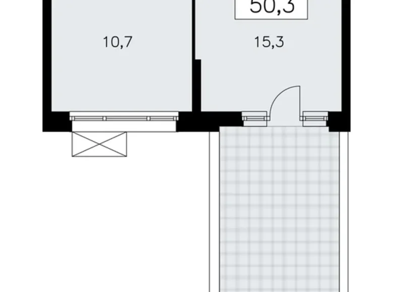 Appartement 2 chambres 50 m² Kommunarka, Russie