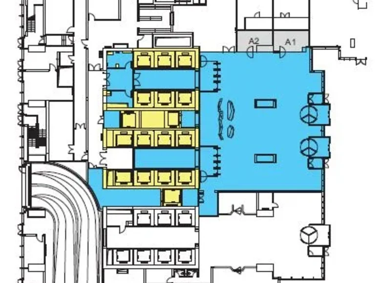 Büro 636 m² Moskau, Russland