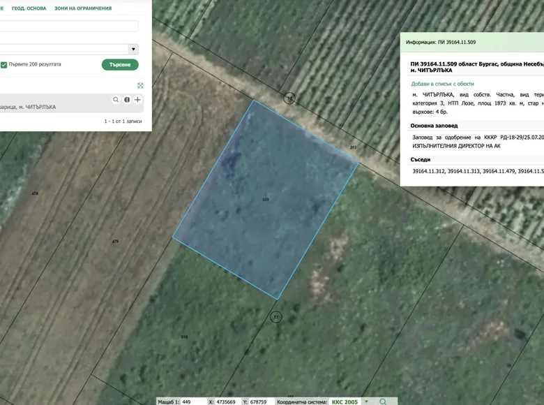 Grundstück  Kosharitsa, Bulgarien