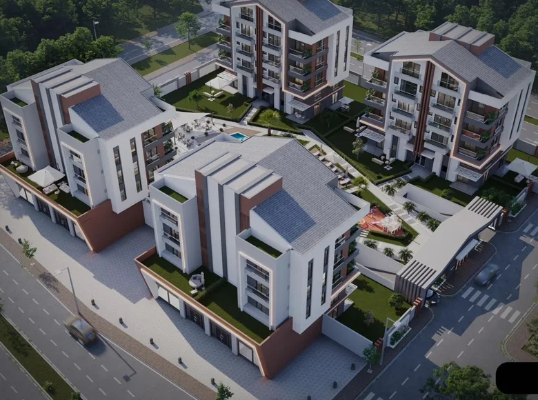 2 bedroom apartment 50 m² Mediterranean Region, Turkey