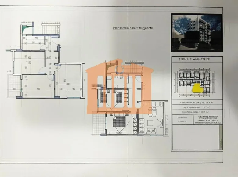 Appartement 3 chambres 74 m² Bashkia Durres, Albanie