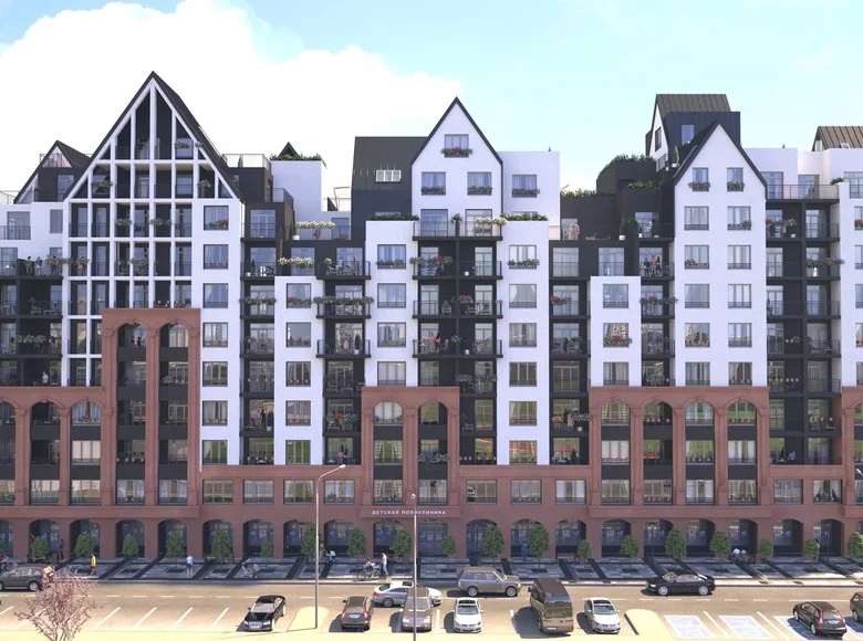 Квартира 2 комнаты 89 м² Калининград, Россия