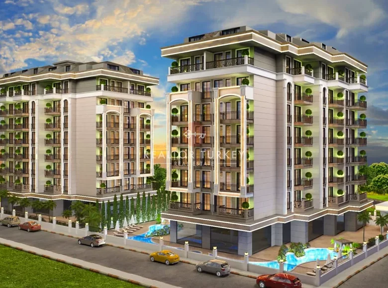 Apartamento 1 habitación 59 m² Alanya, Turquía