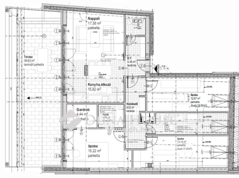 Apartment 2 bathrooms 107 m² in Great Plain and North, All countries