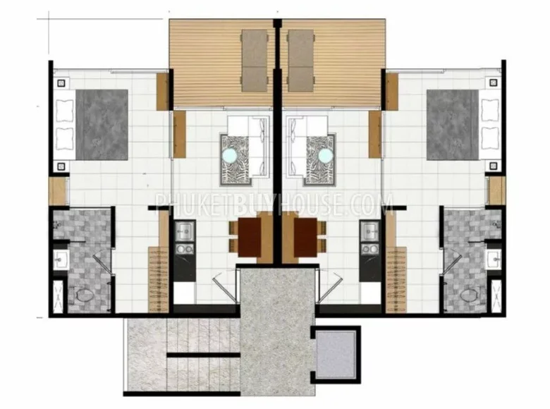 1 bedroom condo 35 m² Kamala, Thailand