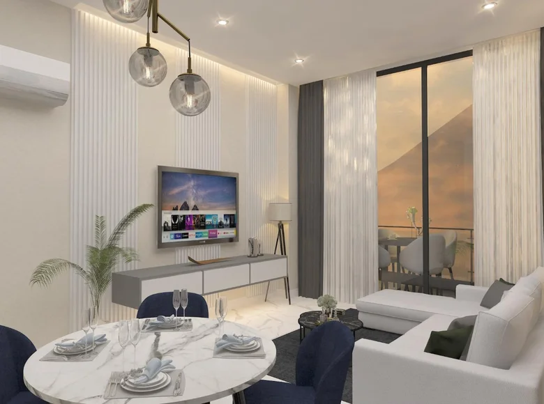 Квартира 2 комнаты  Аланья, Турция