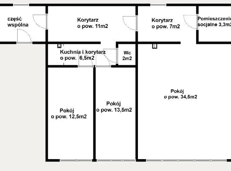 Mieszkanie 3 pokoi 90 m² Warszawa, Polska