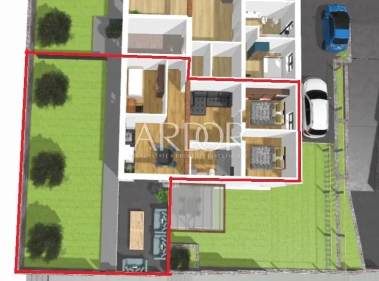 3 bedroom apartment 61 m² Grad Rijeka, Croatia