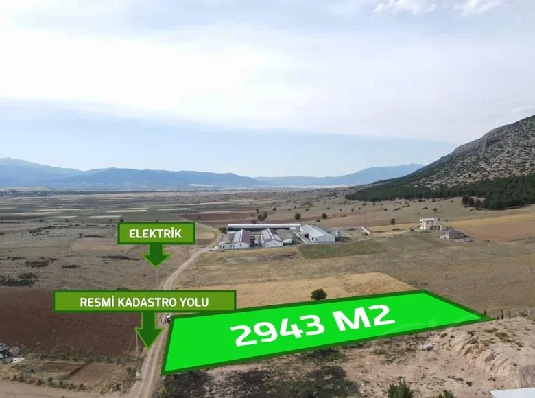 Parcelas 3 m² Korkuteli, Turquía