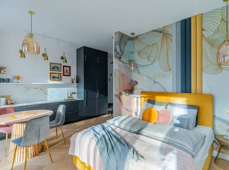 1 room apartment 28 m² Warsaw, Poland