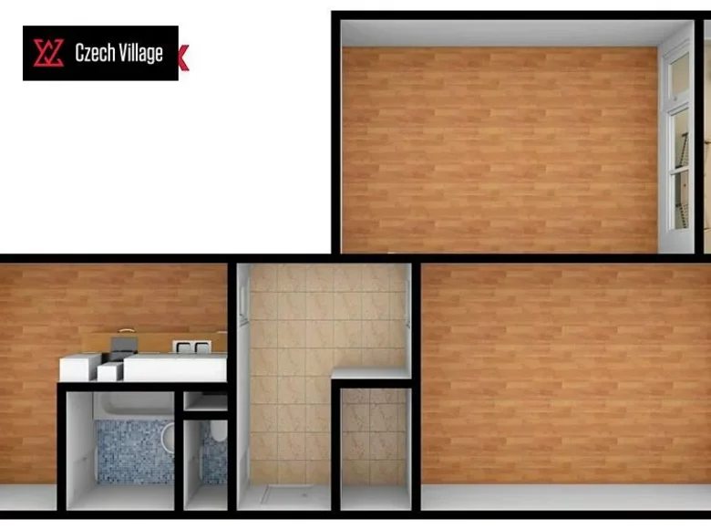 2 bedroom apartment 65 m² okres Usti nad Labem, Czech Republic