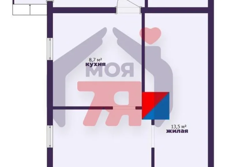 Maison 51 m² Maladetchna, Bélarus