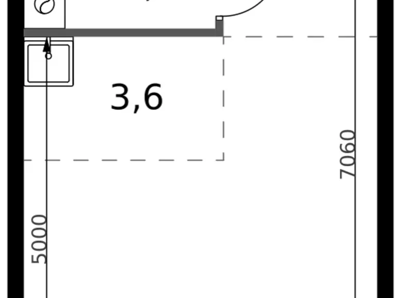 Studio 1 chambre 29 m² Sapronovo, Russie