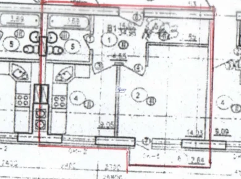 Appartement 1 chambre 35 m² Kaliningrad, Russie