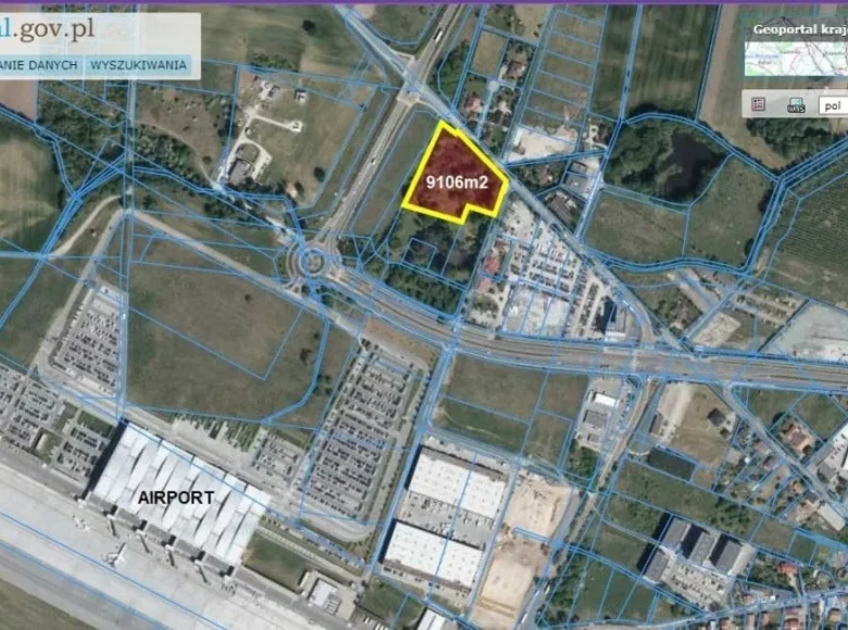 Land 9 106 m² Wrocław, Poland