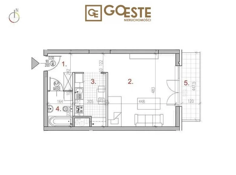 Wohnung 1 zimmer  Smolice, Polen