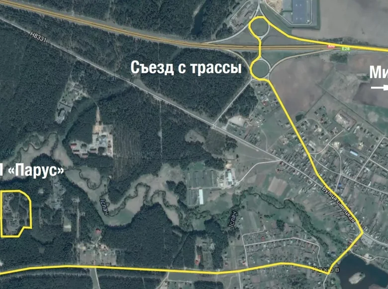 Commercial property 374 m² in Vyhanicy, Belarus