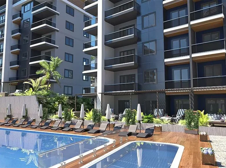 Mieszkanie 2 pokoi 55 m² Muratpasa, Turcja