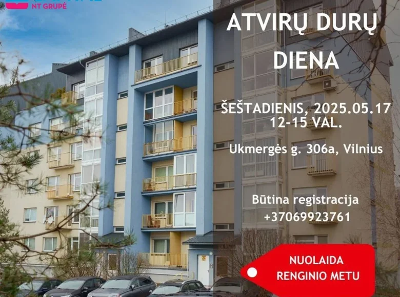 Wohnung 2 zimmer 63 m² Vilnius, Litauen