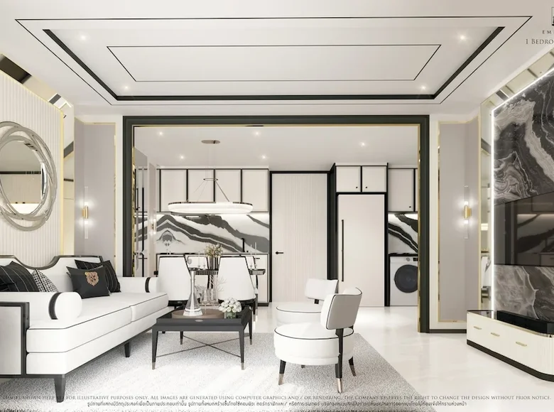 Квартира 1 спальня 51 м² Паттайя, Таиланд