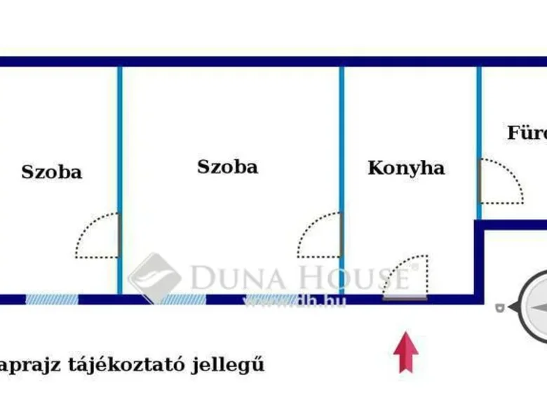 Apartment 45 m² Budapest, Hungary