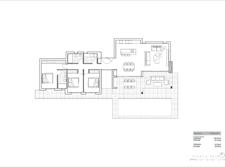 Вилла 3 спальни 139 м² Кальпе, Испания