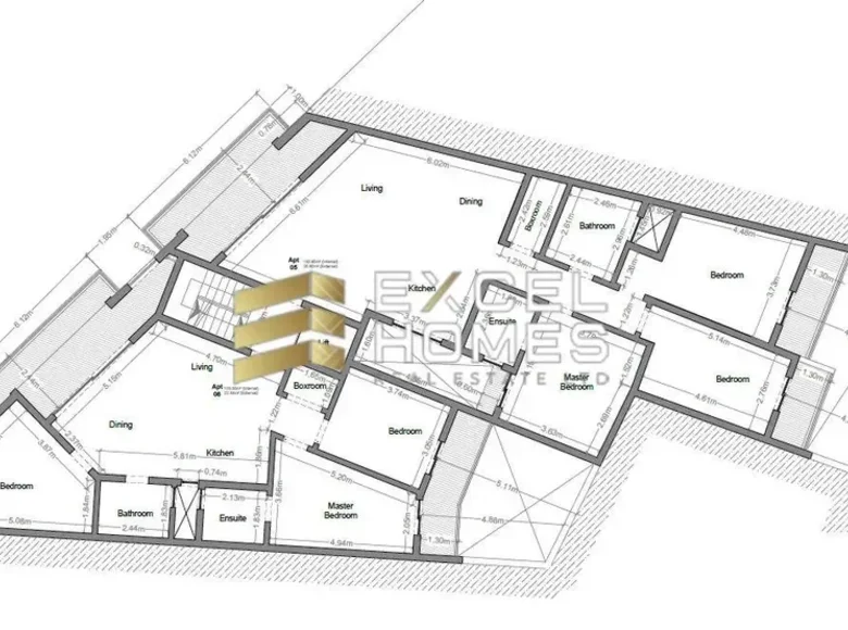 Mieszkanie 3 pokoi  Mgarr, Malta