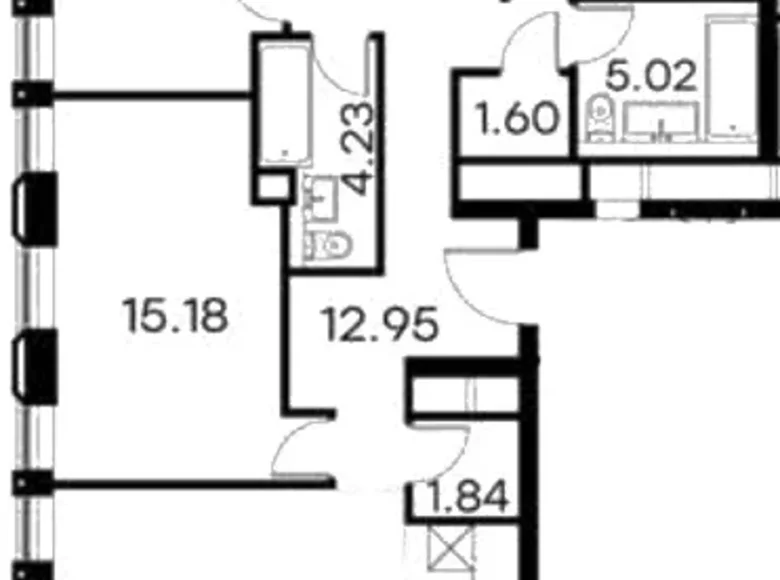 Mieszkanie 4 pokoi 123 m² Moskwa, Rosja