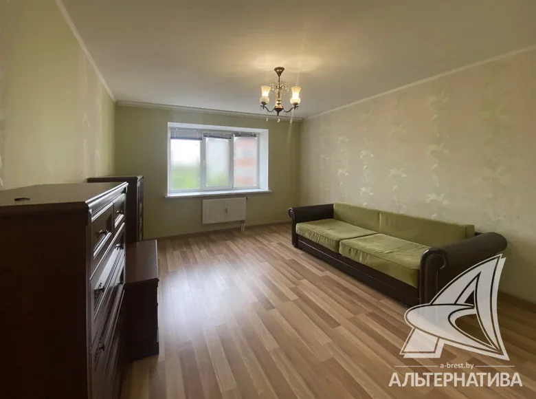 Wohnung 1 zimmer 43 m² Muchaviecki sielski Saviet, Belarus