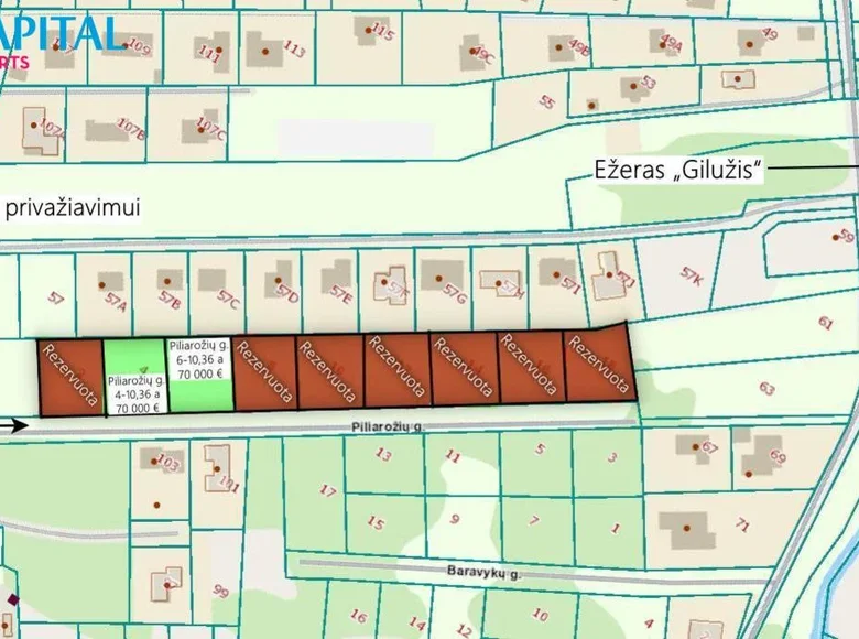 Land  Giluziai, Lithuania