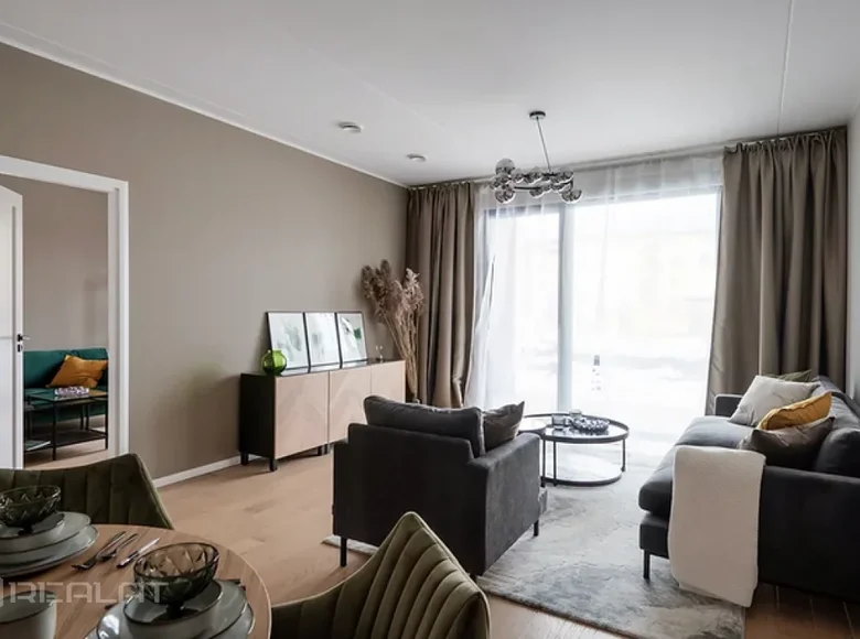 Mieszkanie 3 pokoi 74 m² Marupe, Łotwa