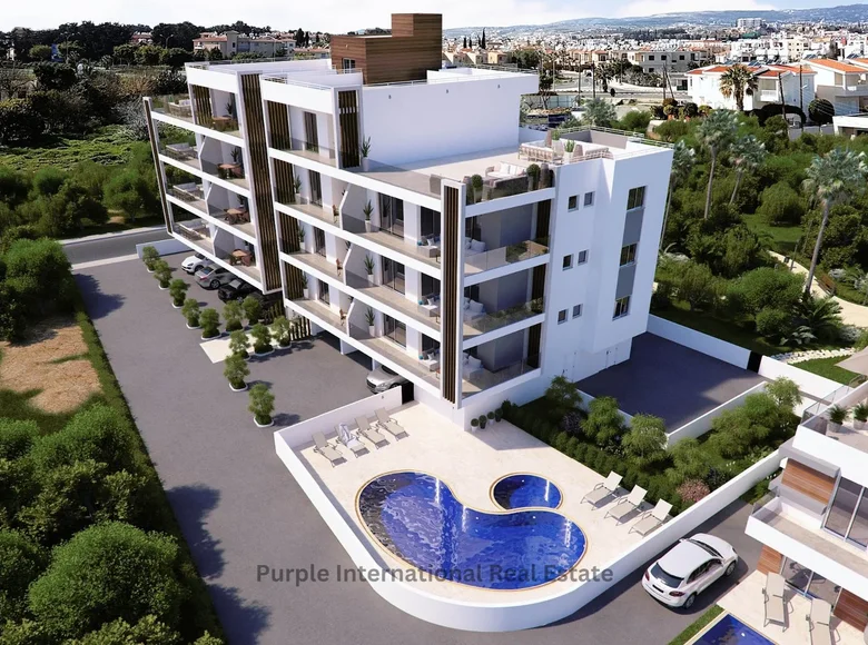 2 bedroom penthouse 80 m² Paphos Municipality, Cyprus