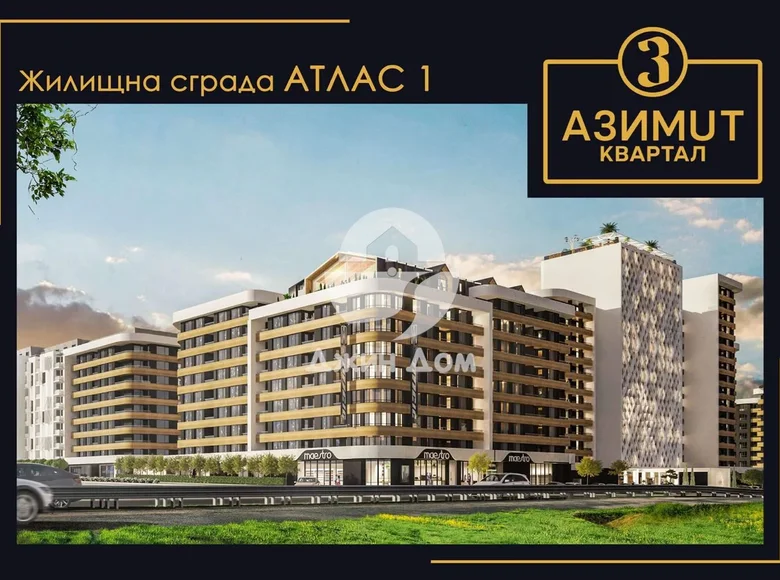 Квартира 1 комната 38 м² Бургасская область, Болгария